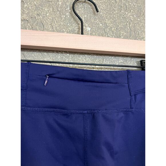 Fabletics Gia Powerlite Capri Cropped Legging Eclipse Purple XL - Picture 10 of 11
